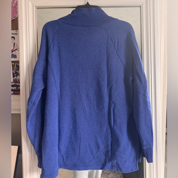 J.Crew Factory Blue Pullover Sweater - Picture 7 of 7